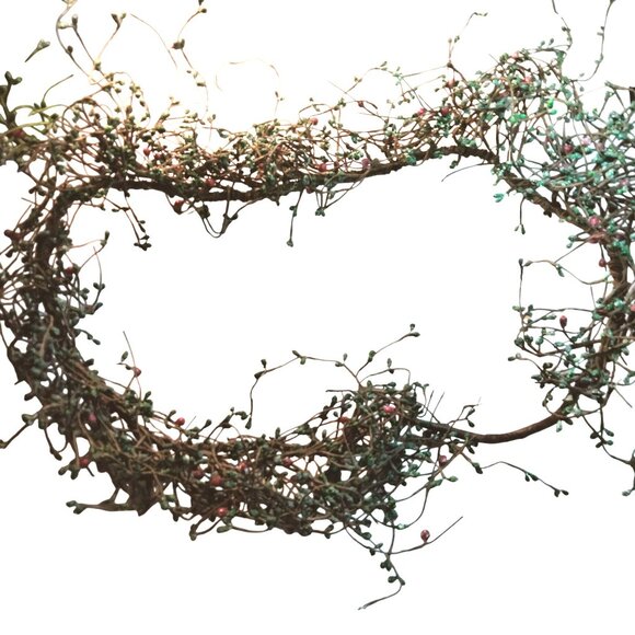 Rustic Artificial Berry Greenery Garland Farmhouse Country Cottagecore 48 inch - Picture 4 of 6